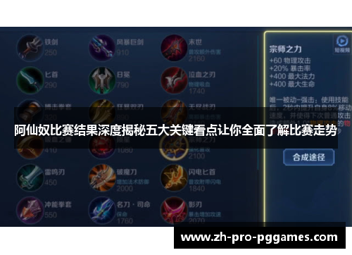 阿仙奴比赛结果深度揭秘五大关键看点让你全面了解比赛走势