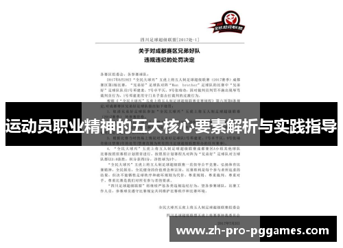 运动员职业精神的五大核心要素解析与实践指导